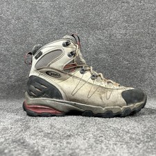 Oboz Wind River III B-Dry Mens Sz 8.5 Brown Leather Waterproof Hiking Boots Used