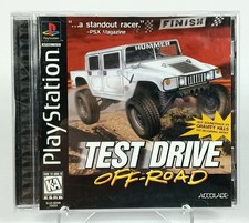Test Drive Off Road PlayStation PS1 1997 Complete w/ REG Card CIB
