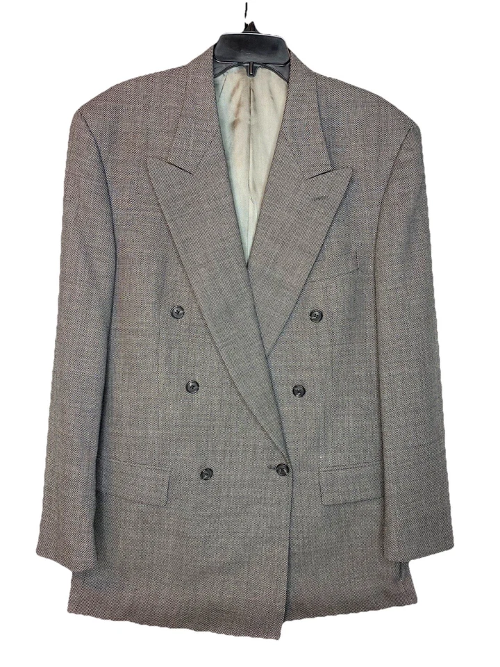 Blazer Givenchy Monsieur Vintage Hecho en Unión EE. UU. Botones Negros Ver Medidas Foto 2 de 4