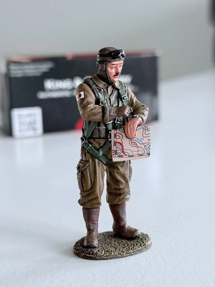 King And Country JN018 - Teniente J.G. Tetsuzo Iwamoto, Armada Imperial Japonesa Raro Foto 3 de 3