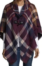 Century Star Thick Tartan Scarf Oversized Blanket Soft Warm Shawl Classic Plaid