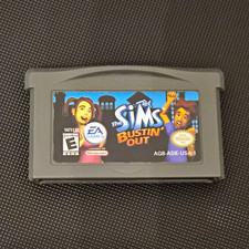 EA Games The Sims Bustin' Out - Nintendo Game Boy Advance GBA NTSC-U/C E