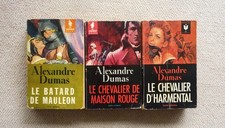 LOT DE 3 LIVRES DE ALEXANDRE DUMAS ÉDITIONS MARABOUT GÉANT 1958 G56 G84 G97
