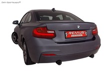 Remus Duplex Komplettanlage BMW 2er F22 F23 M235i je 84mm Street Race schwarz