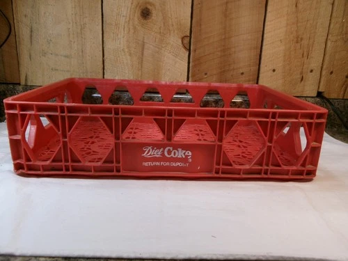 Vintage Coca-Cola Hard Plastic 24 Cans Soda Carrier Crate