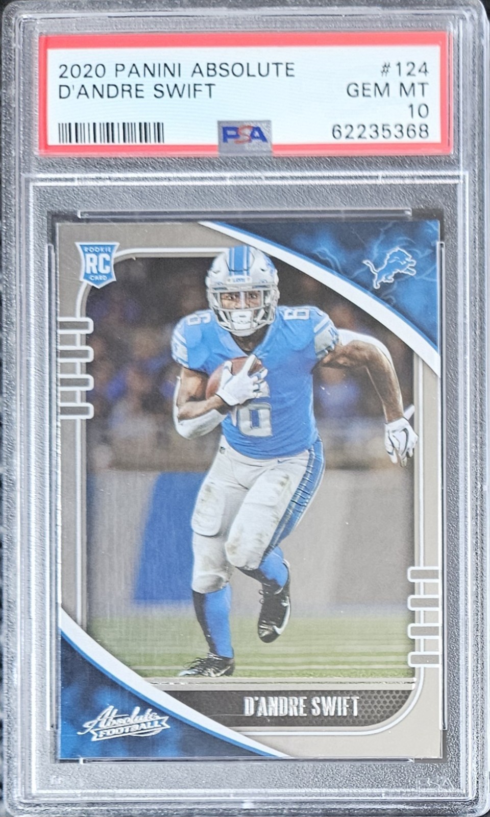 D'Andre Swift Panini Absolute #124 Base