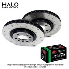 VW Golf R MK7/7.5 2013-2019 Front Brake Discs and DBA Street Pads Fast Road Use
