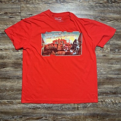 Fallout 4 Shirt Mens XL Nuka World Wasteland Vacation Graphic Tee Bethesda