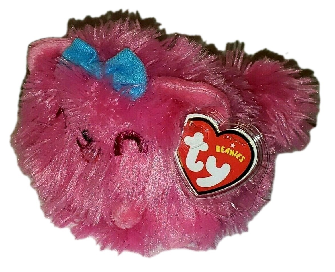 Ty Beanie Baby - PURDY the Tubby Huggishi (Moshi Monsters)(UK