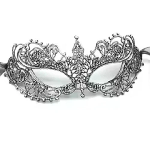 Masquerade Venetian Lace Eye Face Mask Fancy Dress Halloween Party Costume Lady - Image 4 of 4