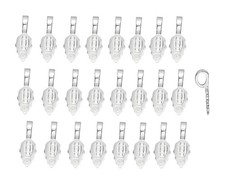 Aanraku Bails Silver Plated Large 25 Glue-on Display Your Fused Glass