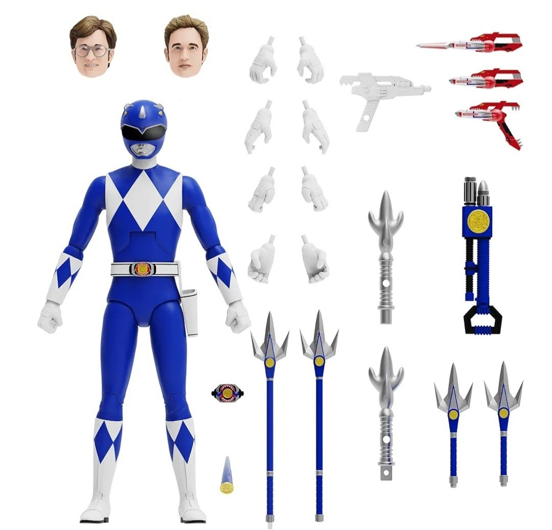 Super7 Mighty Morphin Power Rangers ULTIMATES! Wave 3-Blue R