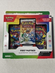Pokemon TCG First Partner Illustration Collection Series 1 Box Sealed Rare SP 🔥
