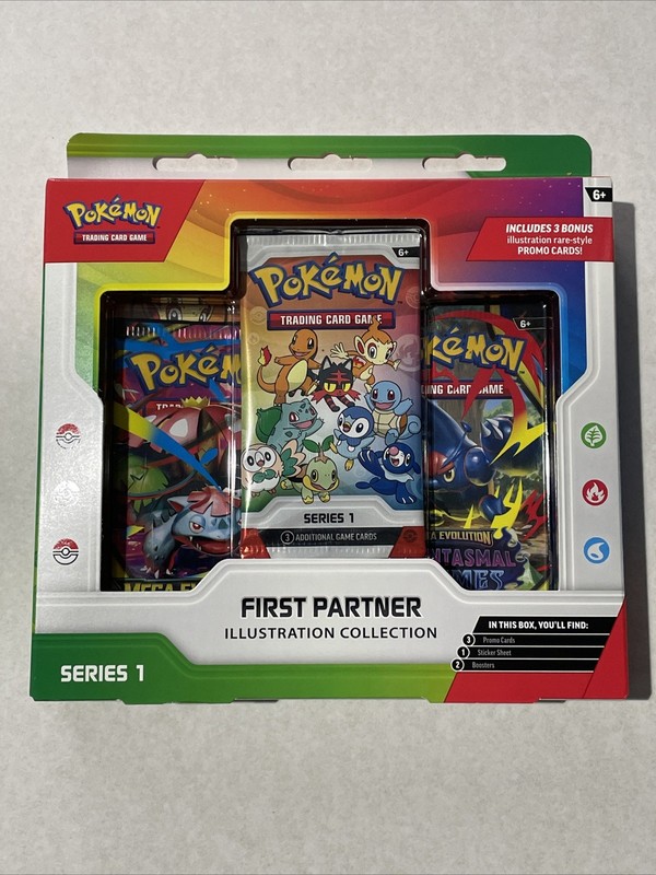 Pokemon TCG First Partner Illustration Collection Series 1 Box Sealed Rare SP 🔥