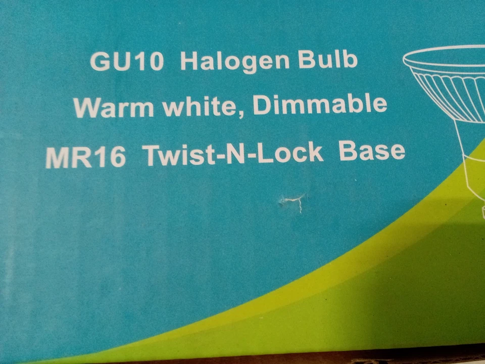 Vinaco GU10  Bulb Warm White, Dimmable MR16 Twist-n-Lock Base 6 Pack - Image 2 of 4