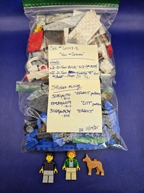 LEGO City: Van & Caravan (60117) COMPLETE w Figs No Manual Box Missing Stickers