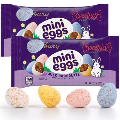 Mini Eier Milchschokolade 2 Beutel je 9 Unzen Cremige Milchschokolade Mini Eier