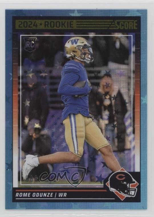 2024 Score Rookies Stars 68/399 Rome Odunze #309 Rookie RC