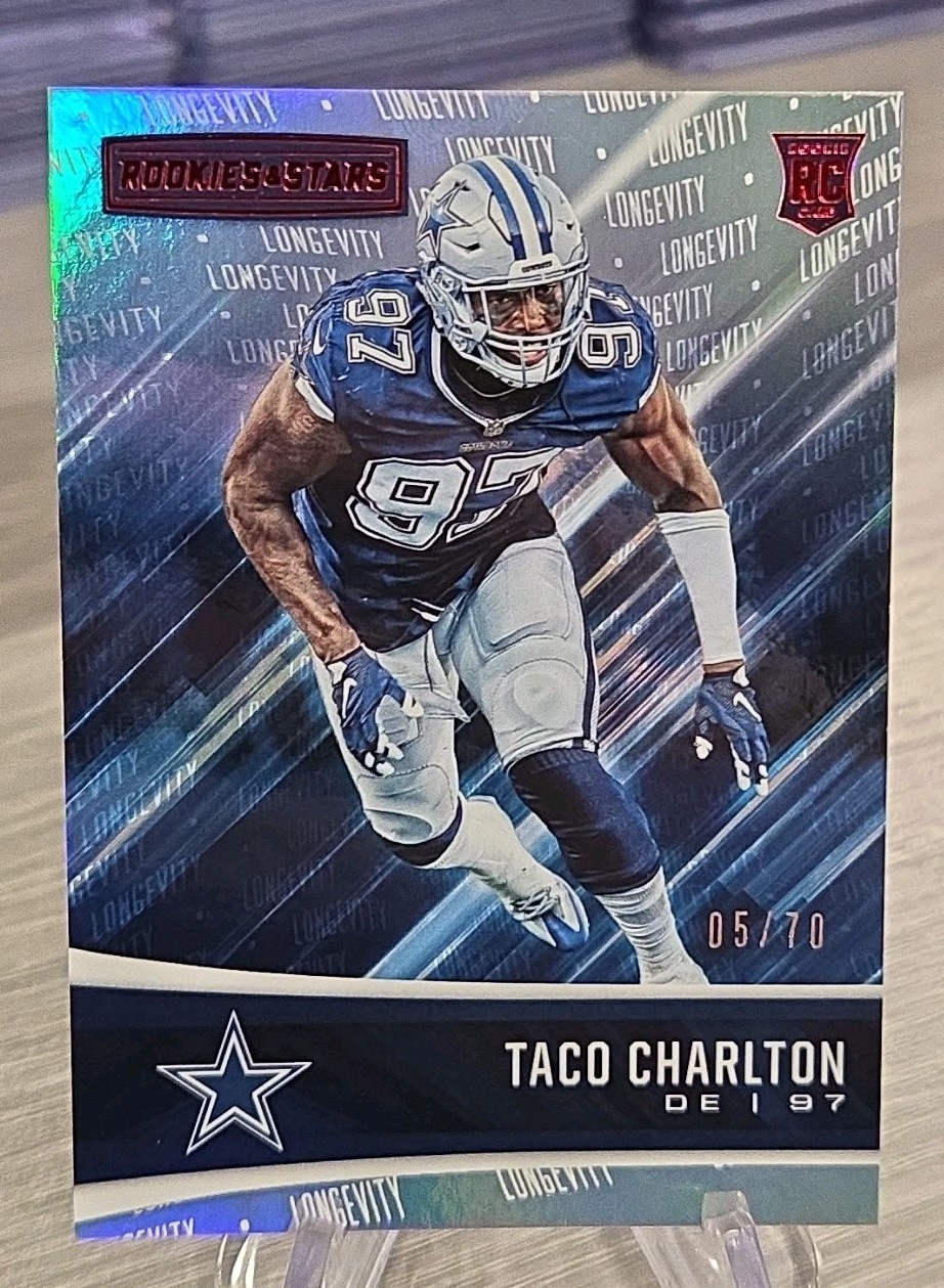 Taco Charlton Panini Rookies & Stars #240 Red
