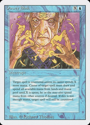#ad #ad Power Sink 74 – Revised Edition 3ED – MTG Magic the Gathering $1.29