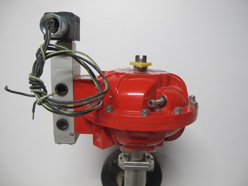 Nuevo SVF Serie 8 Válvula de Bola Rotativa Neumática 1 1/4" Brida Control de Flujo N800446S - Imagen 16 de 24