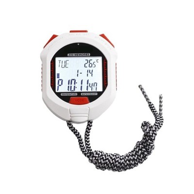 Portable Electronic Stopwatch for Coaches Referees Handheld LCD Digital Timer