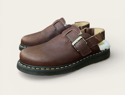 Dr. Martens Jorge II Ambassador Faux Fur Lined Slingback Mules Men 10, Women 11