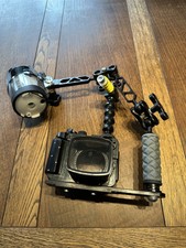 Fisheye camera housing with Sea Sea Strobe. 15 years old. Good condition. 50
