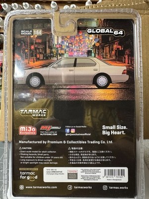 LEXUS LS400 (UCF10) RHD CHAMPAGNE BEIGE 1/64 MODEL BY TARMAC WORKS
