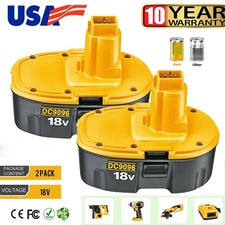 2Pack 18V XRP Battery for DEWALT DC9096-2 DW9095 DW9096 DC9098 DC9099 Cordless