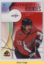 2024 Upper Deck SP Game Used Authentic Rookies Red Pierrick Dube #221 READ 0b3