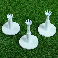 Golf Rubber Tee Adjustable 3/6 Pack, Unbreakable Height from 2.1" to 2.9"