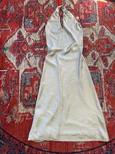Show Me Your Mumu Jasmine Halter Midi Dress M Satin