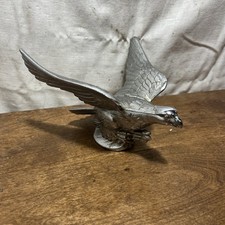 Vintage Cast Plated Eagle W Arrows Car Auto Hood Ornament Vintage Cast Plated Eagle W Arrows Car Auto Hood Ornament