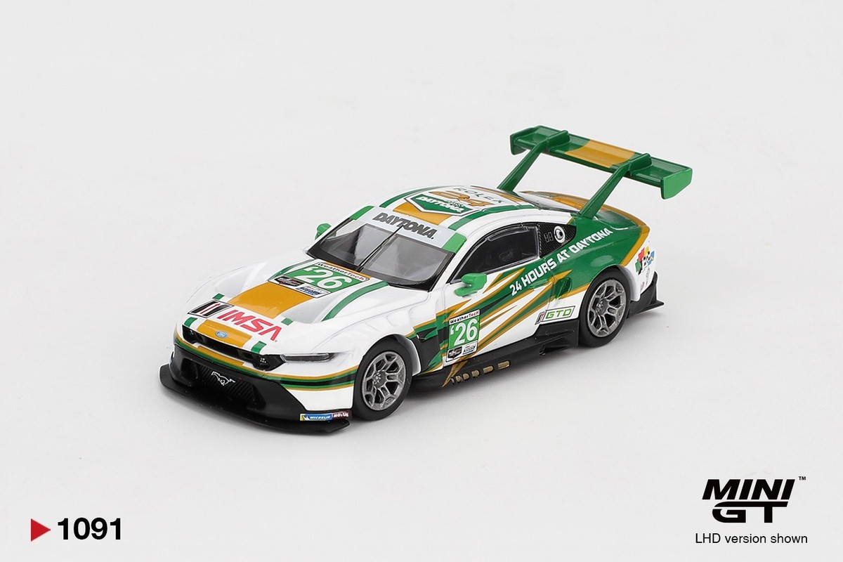 MINI GT 1091 1/64 Ford Mustang GT3 #26 Daytona Edition | eBay
