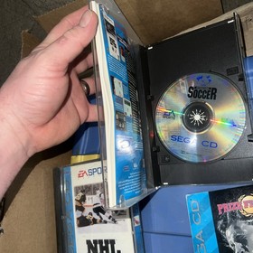 SEGA CD Lot Of 6 - Night Trap Prize Fighter NHL 94 World Cup 94 FIFA Soccer