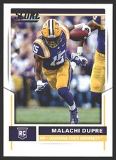 Malachi Dupre #376 2017 Score LSU TigersRC Rookie