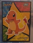 1999 Topps Pokemon Charmander Puzzle Piece with Blue Logo