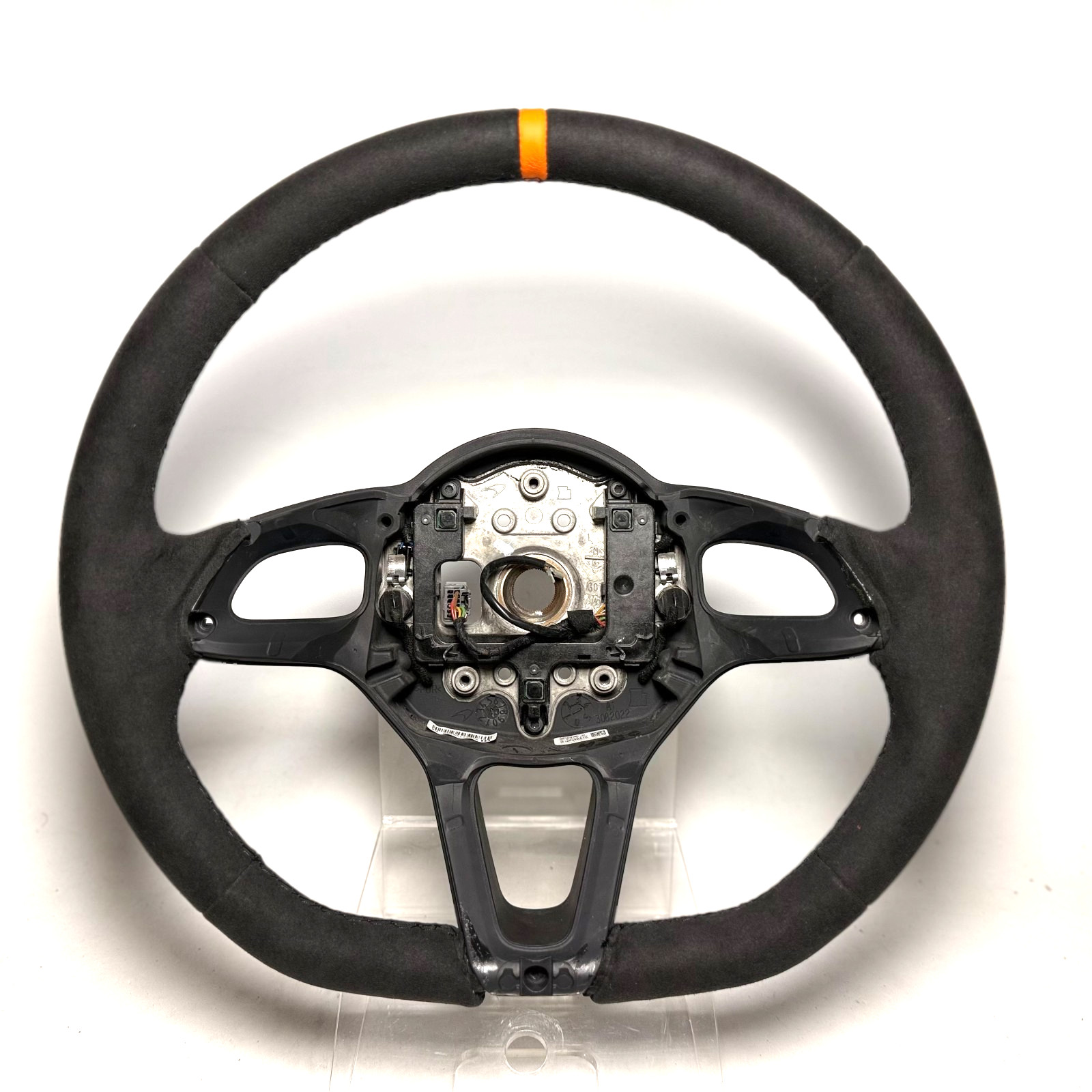 Thick padding alcantara wrap service McLaren MP4 570S 650S 675LT steering wheel