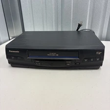 Panasonic Omnivision PV-V4020 Blue Line VCR Player No Remote Tested Working