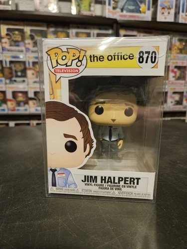 The Office Funko Pop! w/Protector Jim Halpert OG 870 Costume DAVE