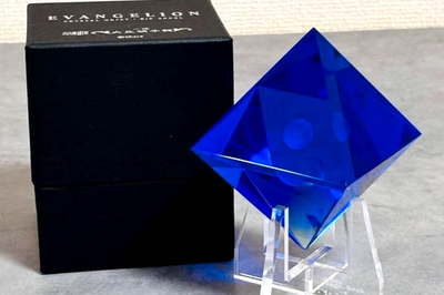Evangelion 6th Angel Ramiel Crystal Object Early Production w/ Box