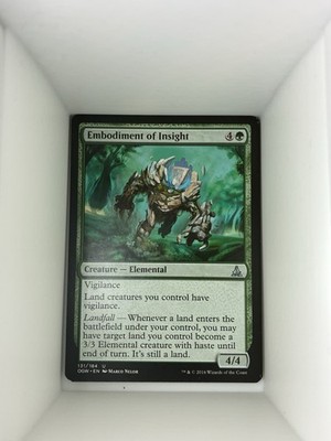 Embodiment of Insight Oath of the Gatewatch Regular MTG Magic. A4