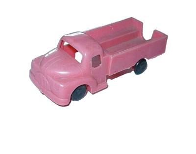 Groschenauto Plastik Rollachser Modellauto Mannschaftswagen LKW Pritsche USA