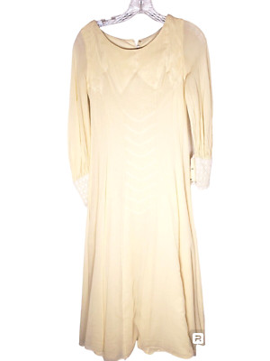 Vintage 70s Maxi Dress Size XXS XS Renaissance Renfair Prairie Boho Handmade