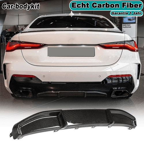 Diffuseur arrière en carbone diffuseur approche arrière spoiler pour BMW G22 G23 paquet M 2021-22 - Photo 1/12