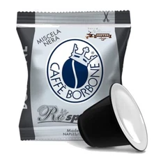 200 Capsules BLACK Bourbon Coffee Blend Compatible Nespresso Using Machines