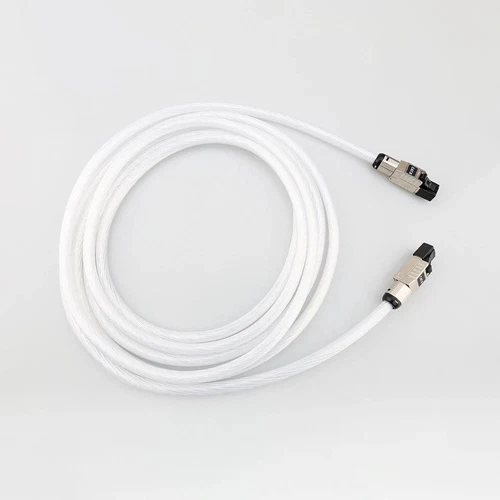 OCC Silver Plated Audio Ethernet Cable RJ45 Lan Wire Hi-Speed Cat8 Network Cable - Picture 8 of 9
