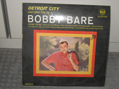 LP Bobby Bare ''Detroit City and other Hits'', Country der 60er!