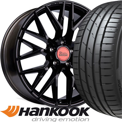 19'' MAM RS4 Schwarz Glanz Hankook EVO3 225/35 für VW Passat Lim. MJ 2011-2014 3C